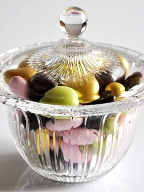 Glass Candy Jar with Lid